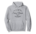 Sierra Nevada Mountains And Distressed Hoodie - Streetwear Style Unisex - T-Shirt, Sweatshirt, Hoodie