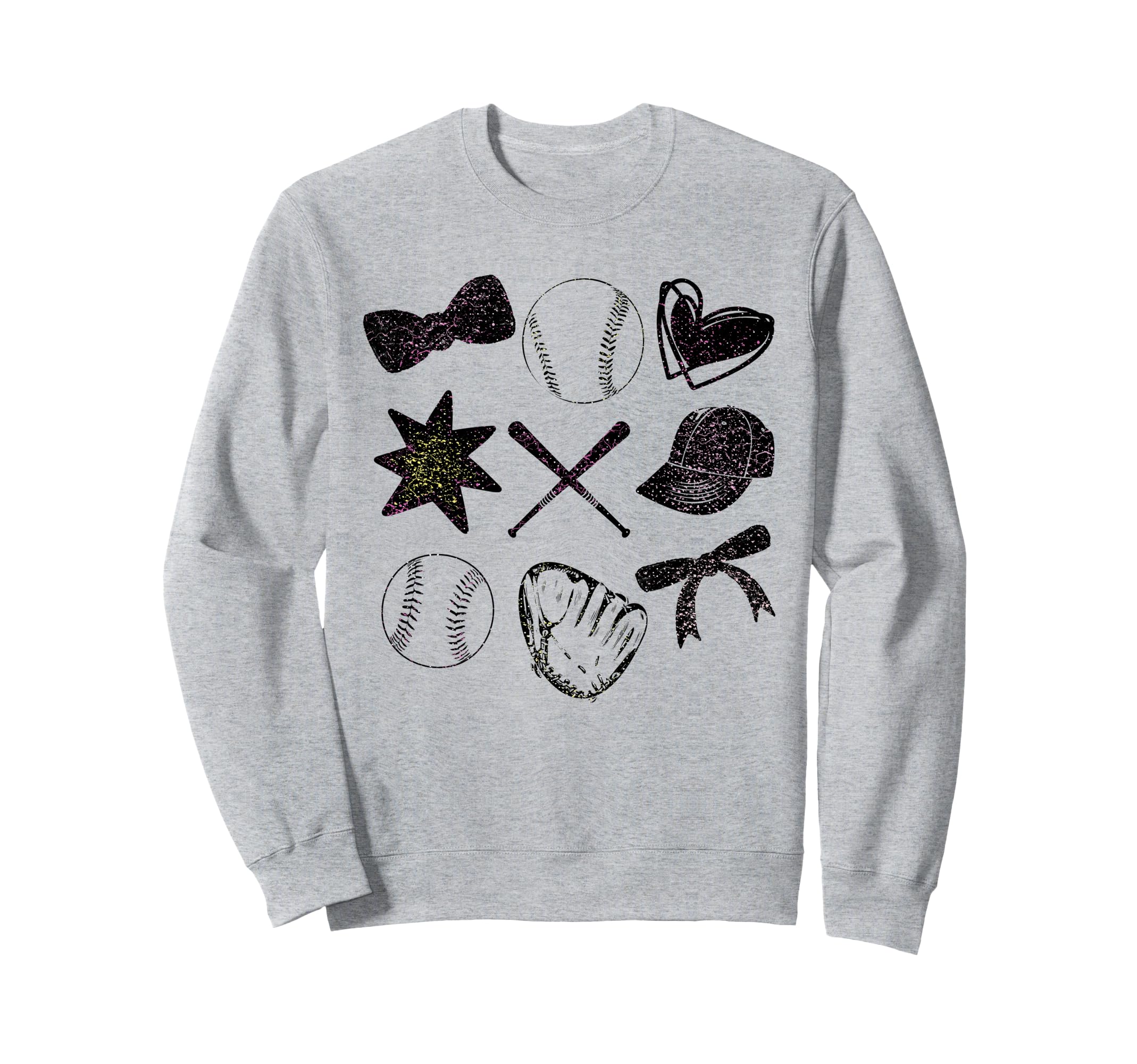 Softball Coquette Bow Softball Mom Sweatshirt - Novelty Apparel Men Women - T-Shirt, Sweatshirt, Hoodie