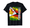 Zimbabwe Flag Distressed Zimbabwe T-Shirt - Unique Graphic Men Women - T-Shirt, Sweatshirt, Hoodie