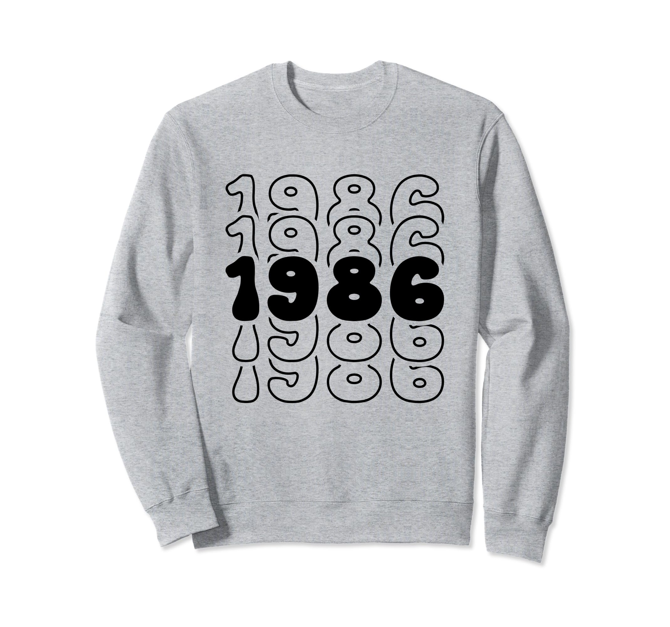 38 Year Old Groovy 38Th Birthday Sweatshirt - Minimalist Print Men Women - T-Shirt, Sweatshirt, Hoodie