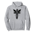 Y2K Metal Grunge Aesthetic Alt Goth Cross Hoodie - Trendy Graphic Unisex - T-Shirt, Sweatshirt, Hoodie