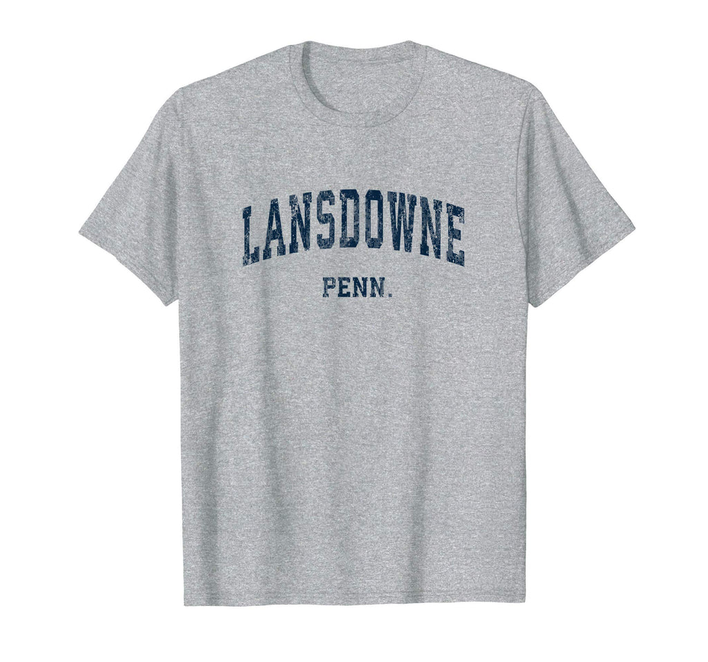 Lansdowne Pennsylvania Pa Varsity Sports T-Shirt - Novelty Apparel Unisex - T-Shirt, Sweatshirt, Hoodie