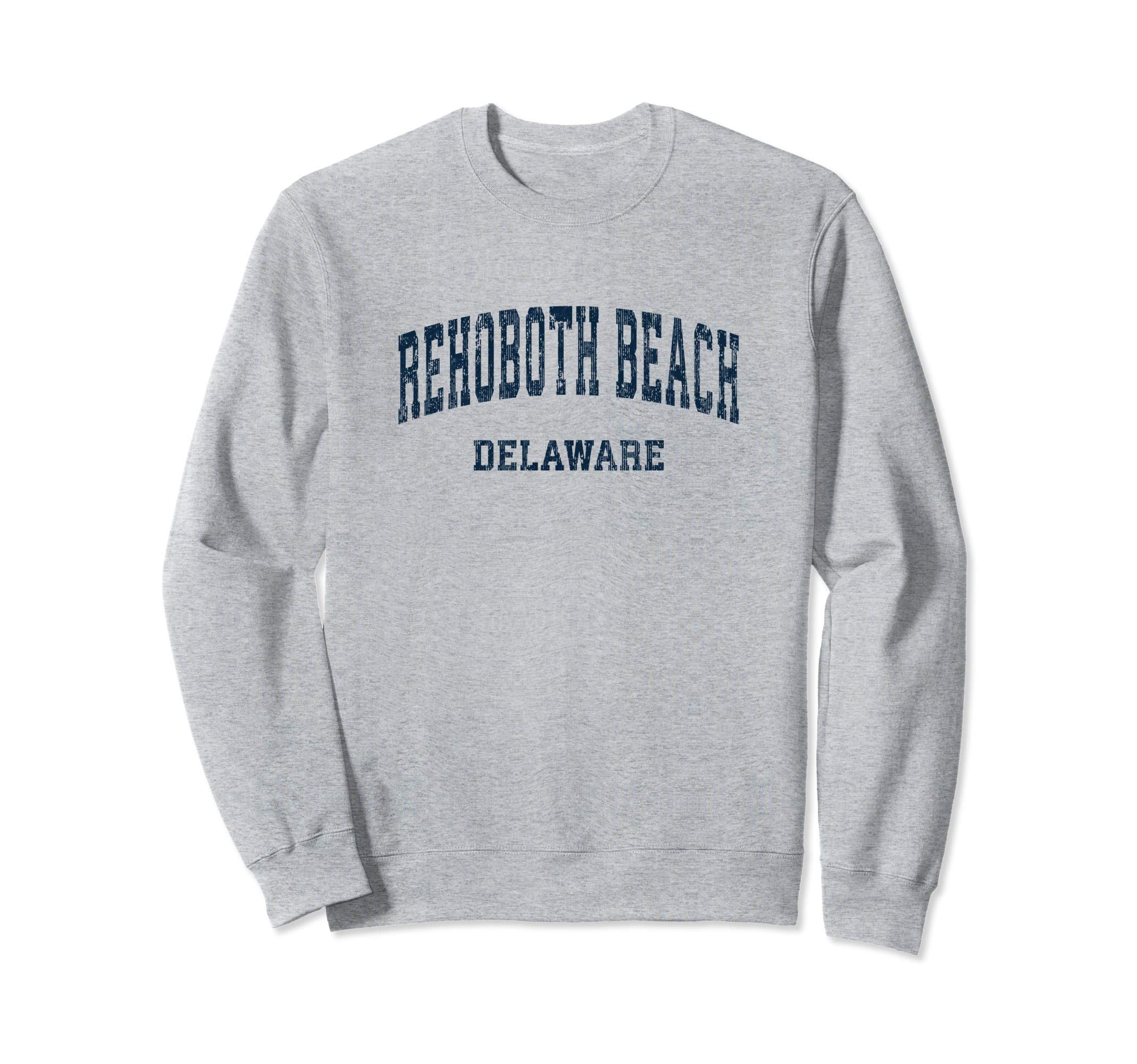 Rehoboth Beach Delaware De Varsity Sweatshirt - Fun Novelty Design Unisex - T-Shirt, Sweatshirt, Hoodie
