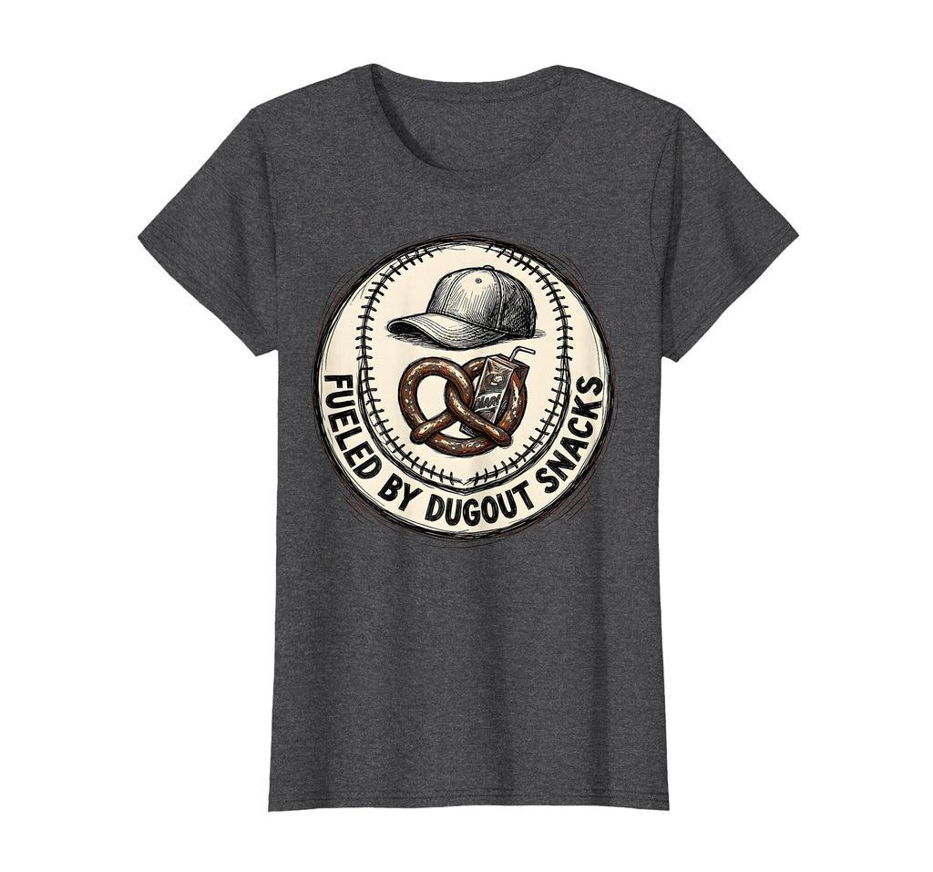 Fueled Dugout Snacks Mom Baseball T-Shirt - Streetwear Style Unisex - T-Shirt, Sweatshirt, Hoodie