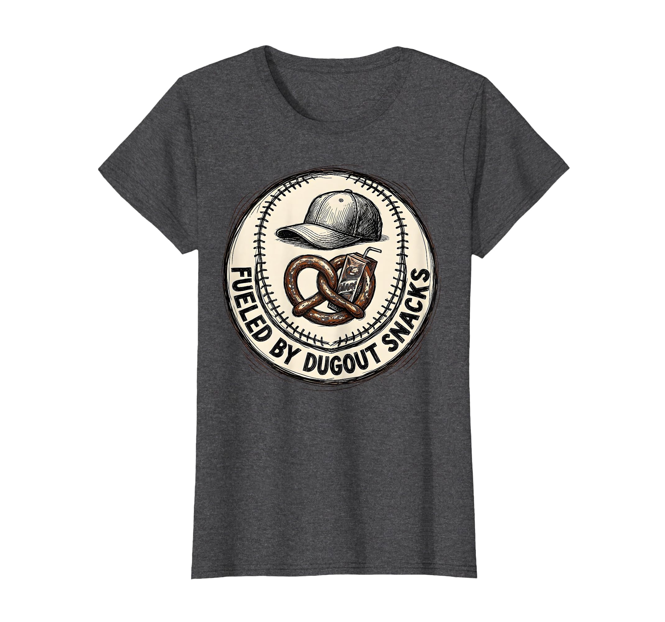 Fueled Dugout Snacks Mom Baseball T-Shirt - Streetwear Style Unisex - T-Shirt, Sweatshirt, Hoodie