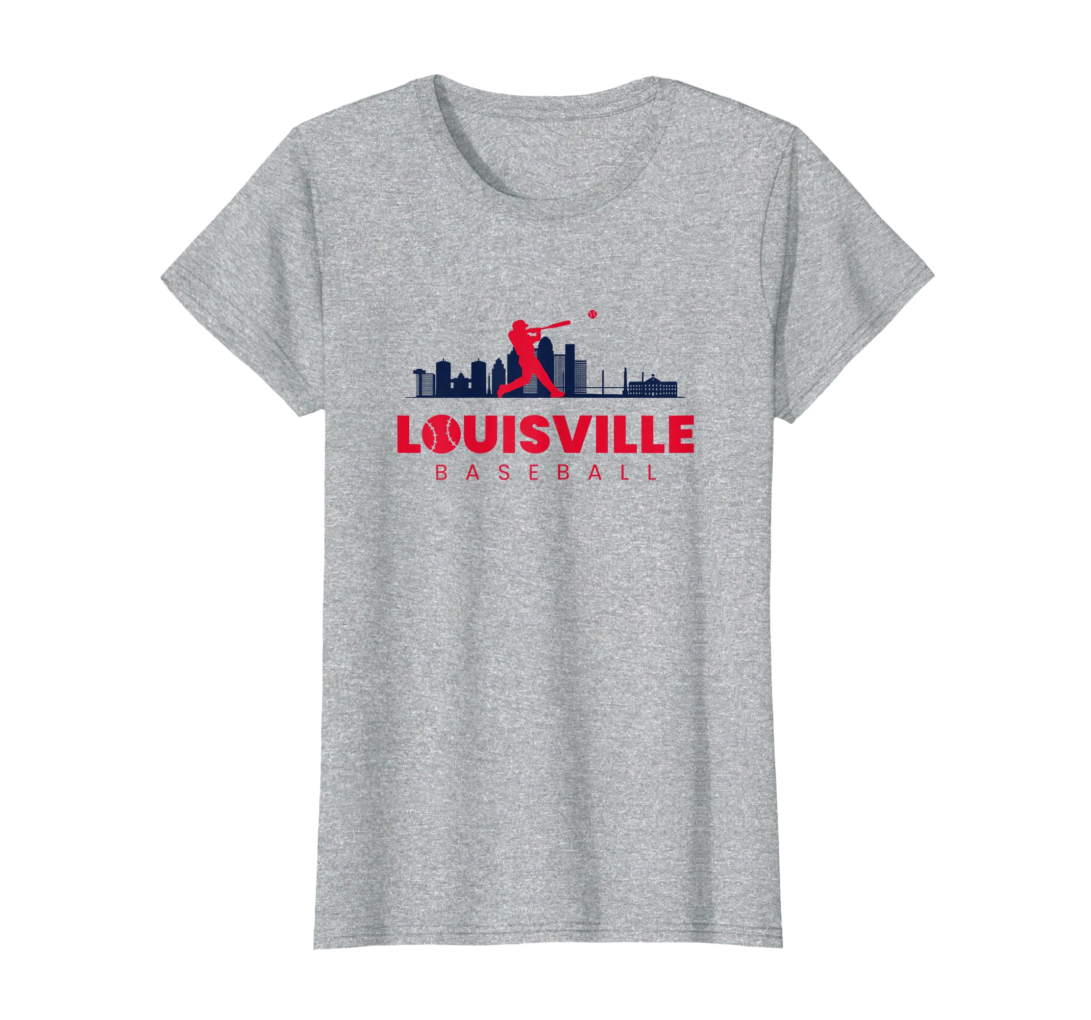 Louisville Baseball Minimalist Baseball T-Shirt - Unique Graphic Unisex - T-Shirt, Sweatshirt, Hoodie