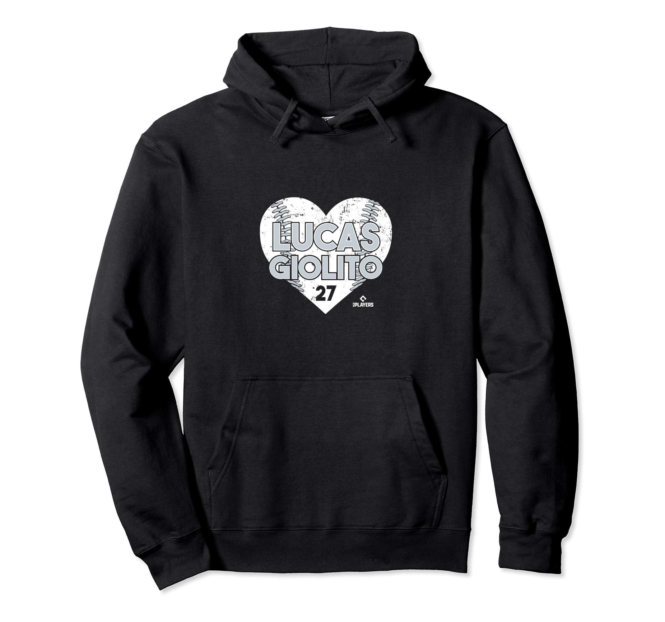 Lucas Giolito Heart Baseball Hoodie - Fun Novelty Design Unisex - T-Shirt, Sweatshirt, Hoodie