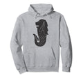Merlion Distressed Hoodie - Aesthetic Graphic Unisex - T-Shirt, Sweatshirt, Hoodie