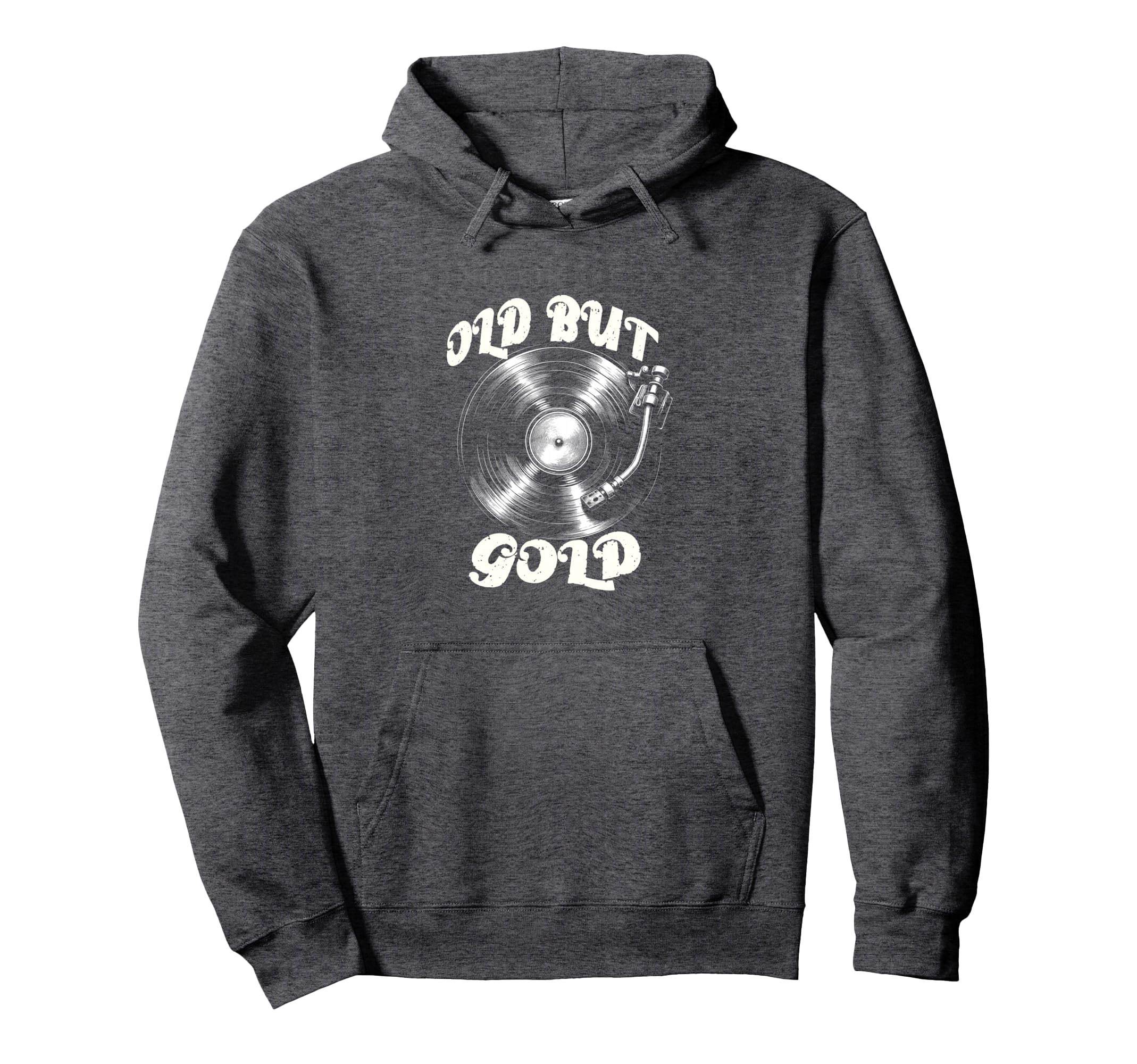 Vinyl Records Player Old But Gold Hoodie - Casual Everyday Wear Unisex - T-Shirt, Sweatshirt, Hoodie
