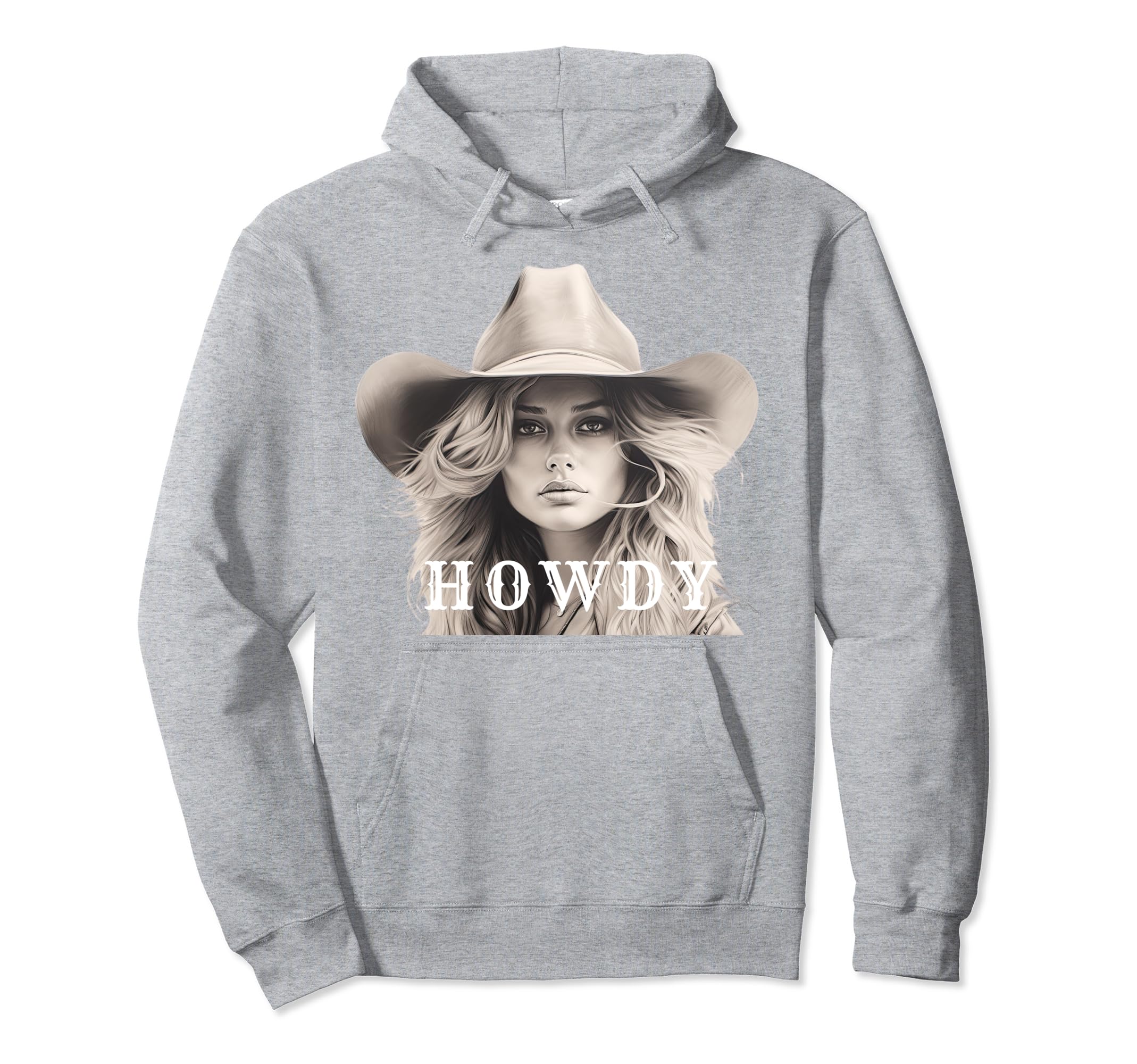Howdy Coastal Cowgirl Western Boho Hoodie - Streetwear Style Men Women - T-Shirt, Sweatshirt, Hoodie