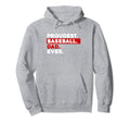 Proudest Baseball Dad Ever Hoodie - Fun Novelty Design for Adults - T-Shirt, Sweatshirt, Hoodie