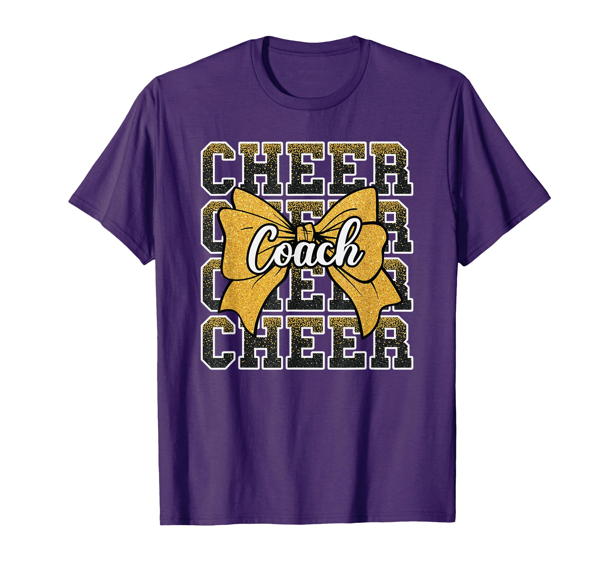 Yellow Funny Sport Loud Proud Cheer Coach T-Shirt - Unique Graphic Unisex - T-Shirt, Sweatshirt, Hoodie