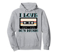 80S I Love Eighties Music Cassette Hoodie - Streetwear Style Men Women - T-Shirt, Sweatshirt, Hoodie