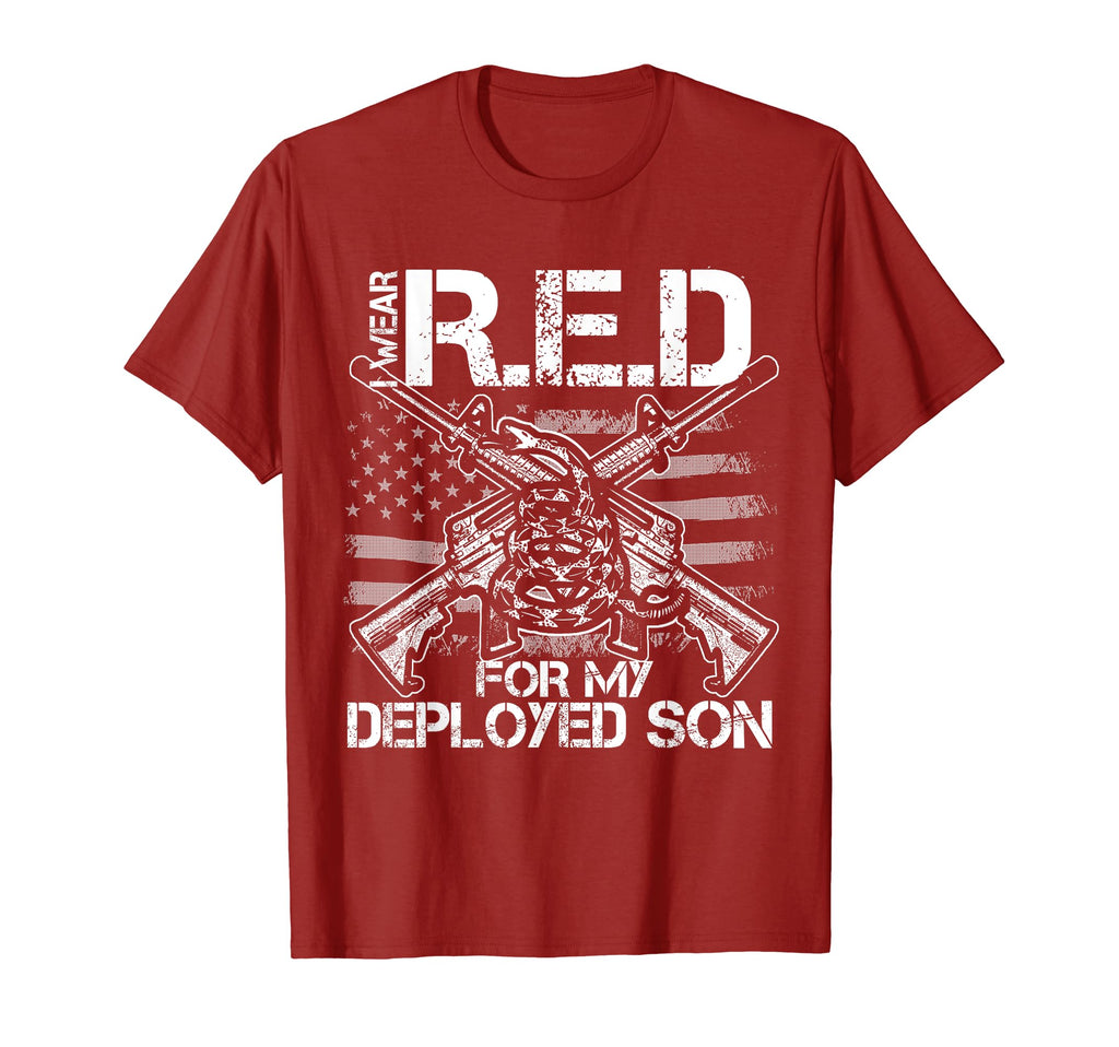 I Wear Red My Son Remember T-Shirt - Fun Novelty Design for Adults - T-Shirt, Sweatshirt, Hoodie