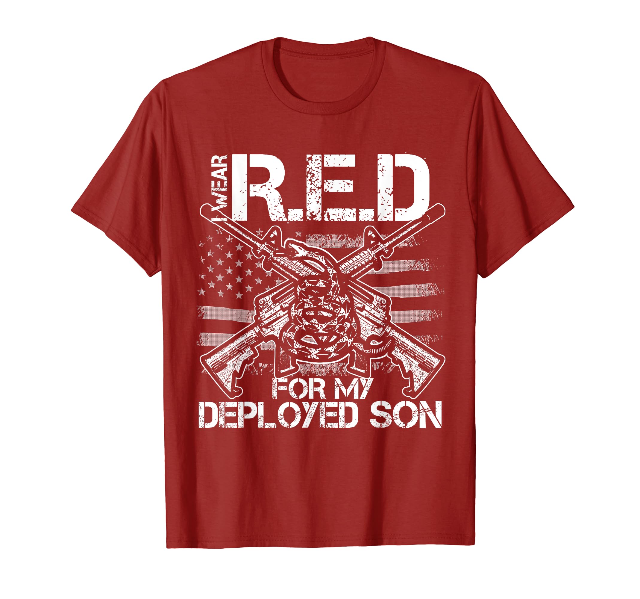 I Wear Red My Son Remember T-Shirt - Fun Novelty Design for Adults - T-Shirt, Sweatshirt, Hoodie
