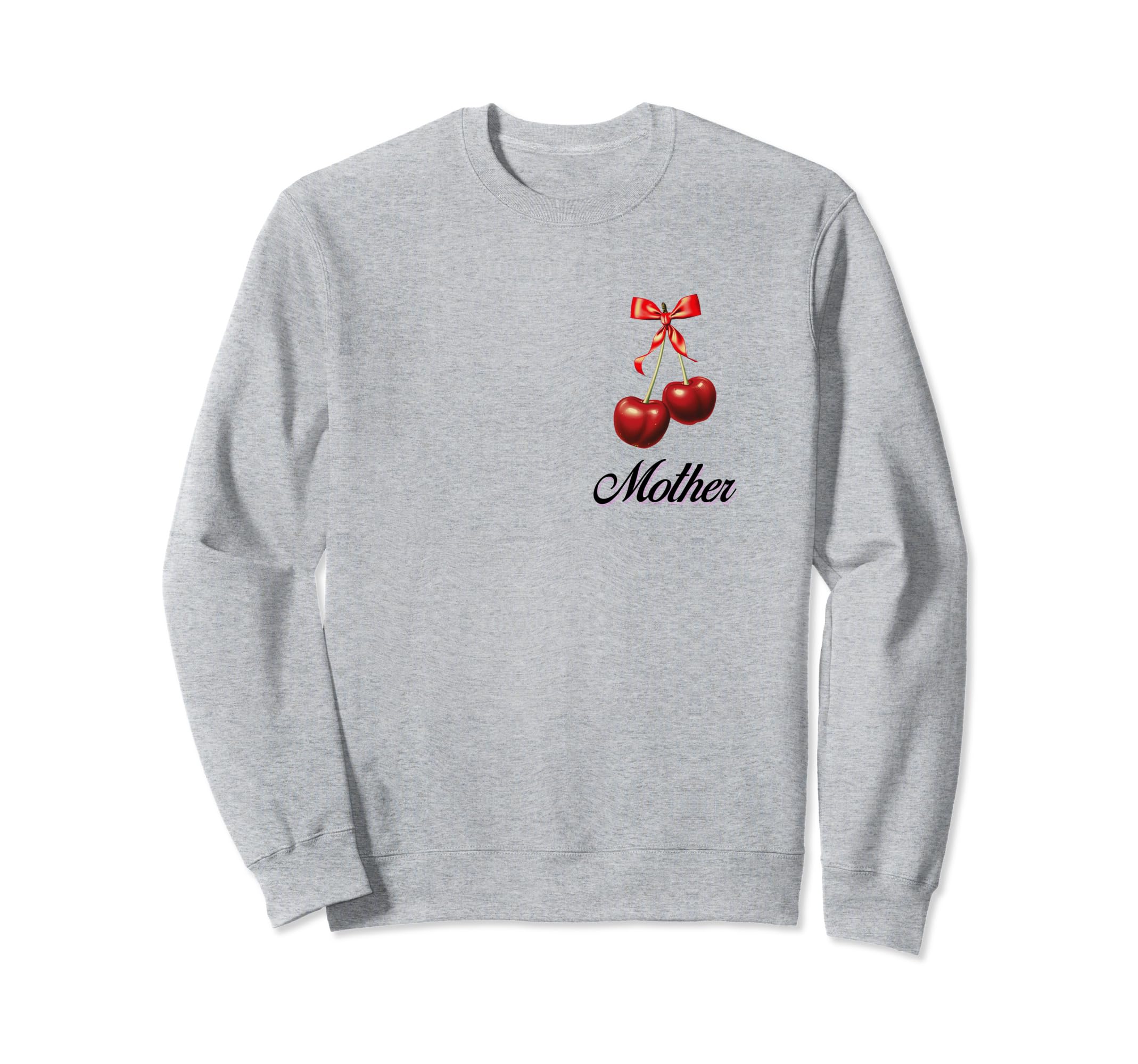 Mother Coquette Two Cherries Sweatshirt - Casual Everyday Wear Men Women - T-Shirt, Sweatshirt, Hoodie
