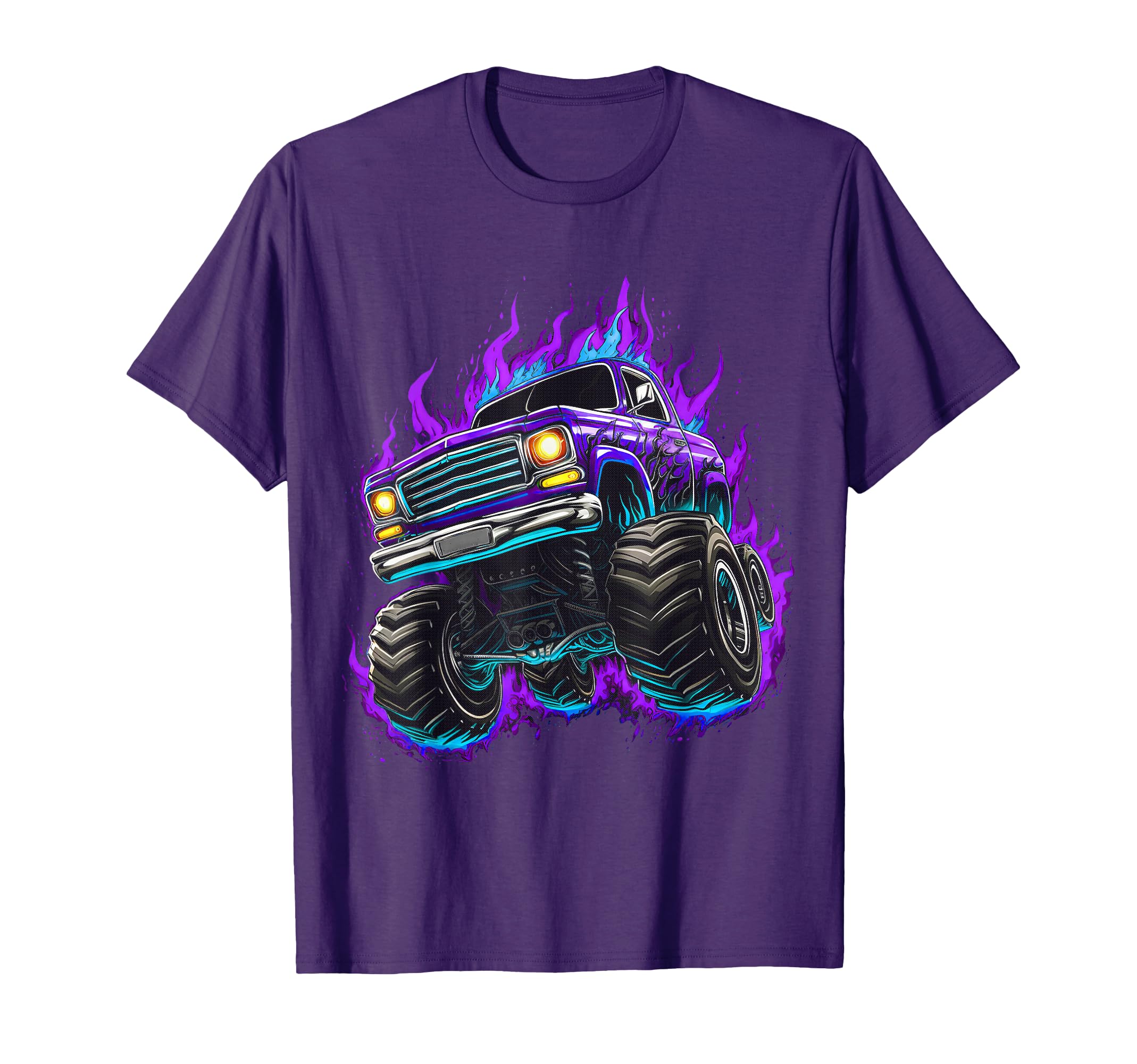 Monster Truck Sunset Monster Truck Mens T-Shirt - Trendy Graphic Unisex - T-Shirt, Sweatshirt, Hoodie