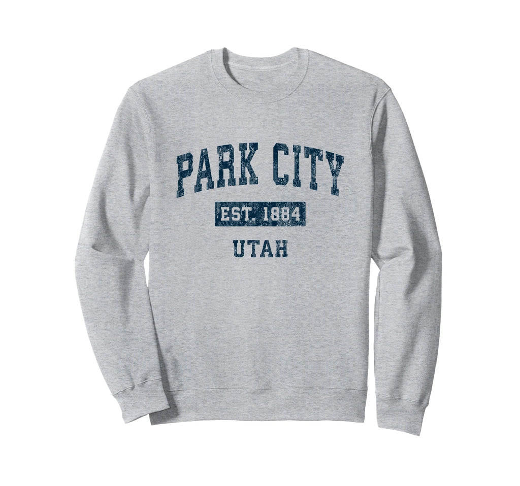 Park City Utah Ut Sports Navy Sweatshirt - Casual Everyday Wear Unisex - T-Shirt, Sweatshirt, Hoodie