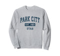 Park City Utah Ut Sports Navy Sweatshirt - Casual Everyday Wear Unisex - T-Shirt, Sweatshirt, Hoodie
