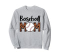 Leopard American Baseball Mom Sweatshirt - Fun Novelty Design Men Women - T-Shirt, Sweatshirt, Hoodie