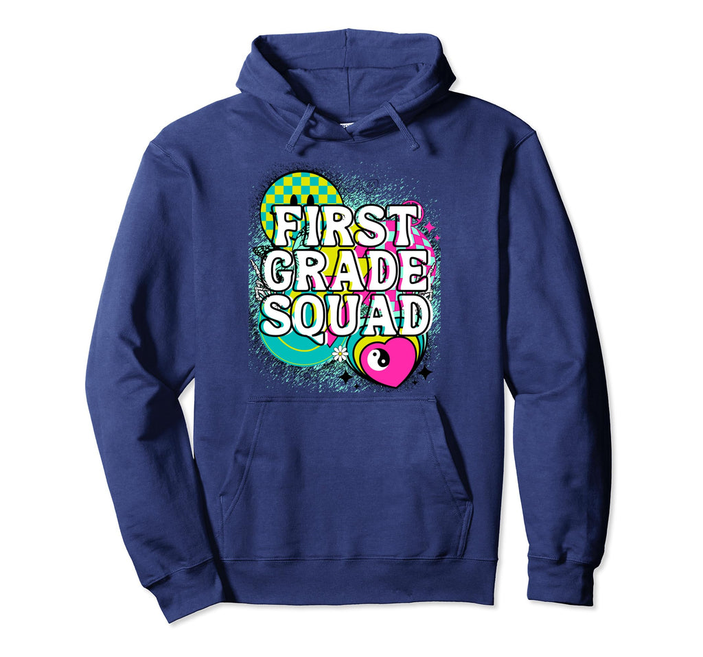 1St Grade Happy Butterfly Y2K Preppy 90S Hoodie - Custom Art Print Unisex - T-Shirt, Sweatshirt, Hoodie