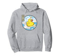 Surfing Rubber Duck Japanese Waves Hoodie - Fun Novelty Design Unisex - T-Shirt, Sweatshirt, Hoodie