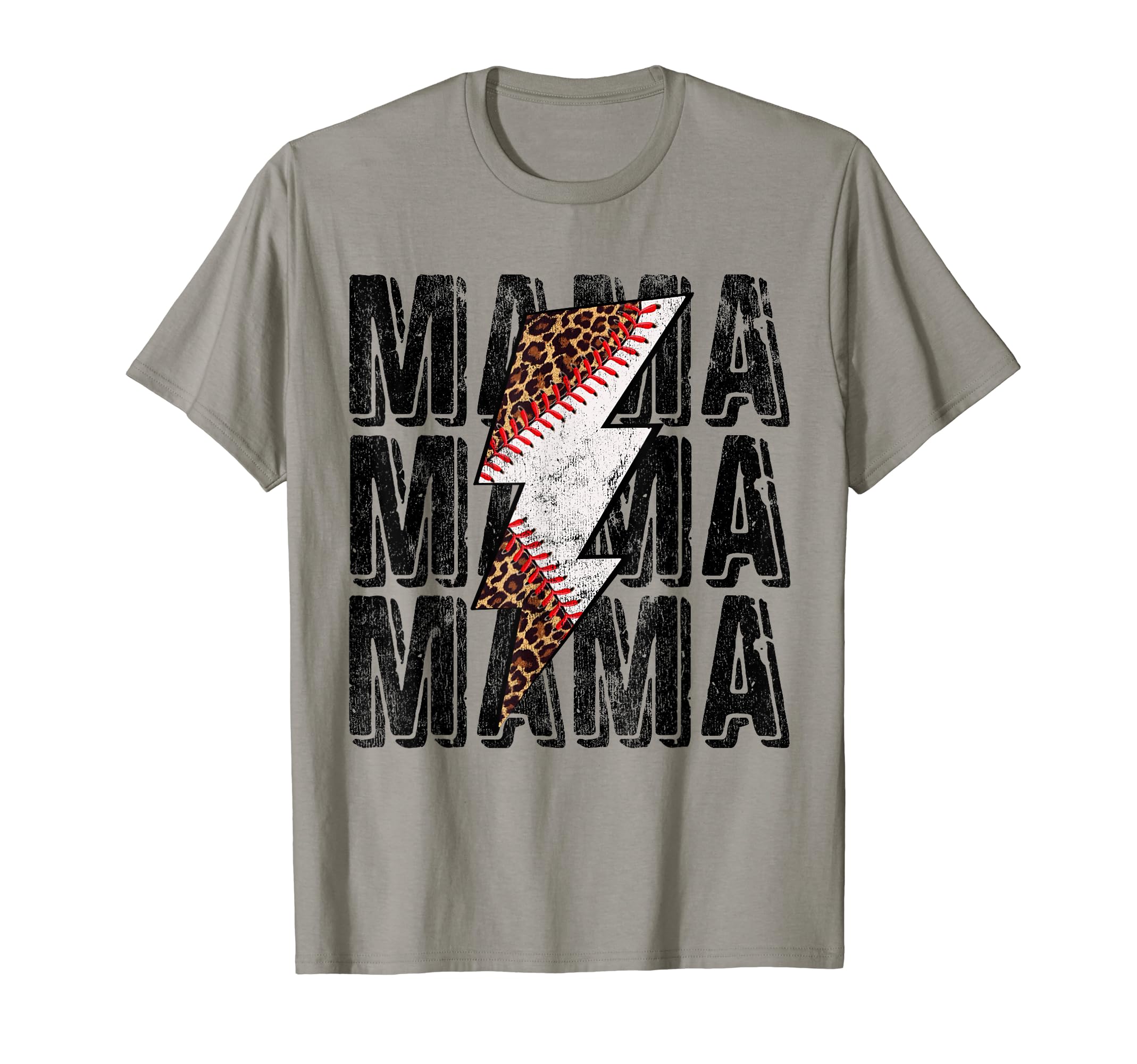 Mothers Day Baseball Leopard T-Shirt - Minimalist Print Unisex - T-Shirt, Sweatshirt, Hoodie