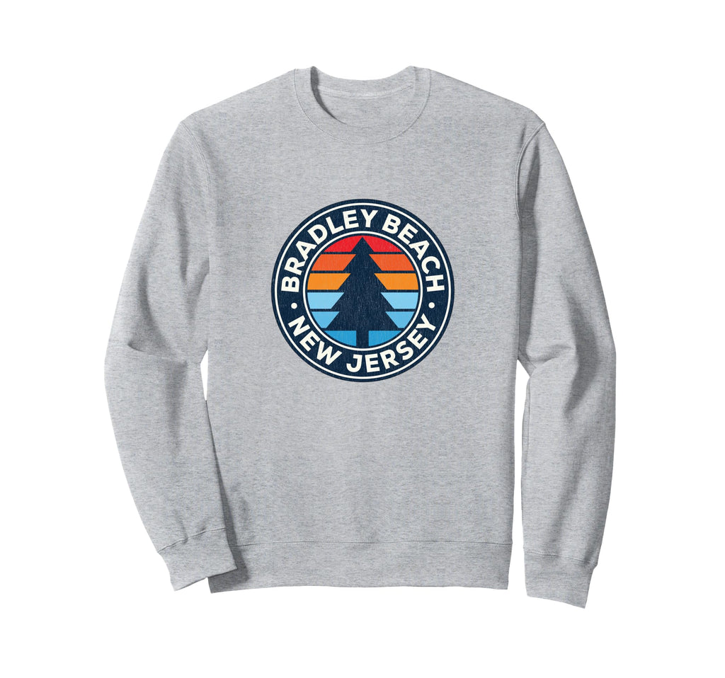 Bradley Beach New Jersey Nj 70S Sweatshirt - Streetwear Style Men Women - T-Shirt, Sweatshirt, Hoodie