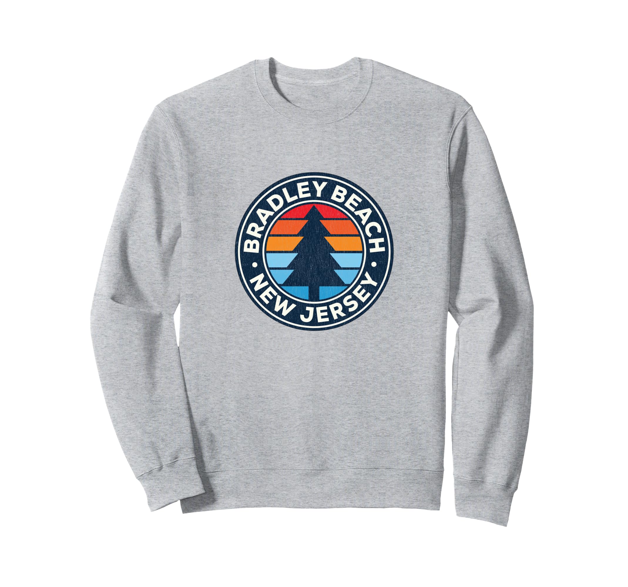 Bradley Beach New Jersey Nj 70S Sweatshirt - Streetwear Style Men Women - T-Shirt, Sweatshirt, Hoodie