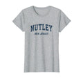 Nutley New Jersey Nj Varsity Sports Navy T-Shirt - Trendy Graphic Men Women - T-Shirt, Sweatshirt, Hoodie