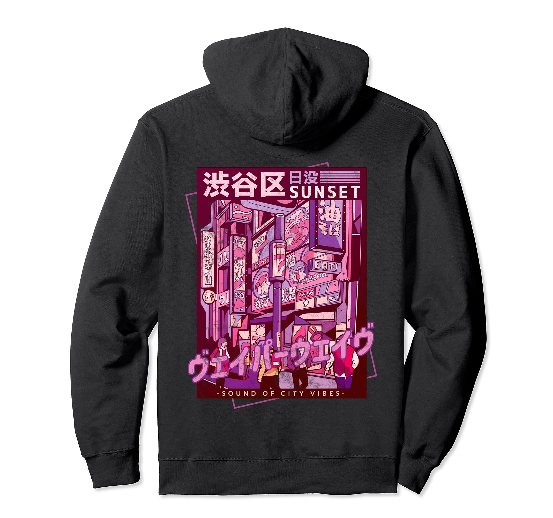 Shibuya Street Japanese Aesthetic Hoodie - Streetwear Style Men Women - T-Shirt, Sweatshirt, Hoodie