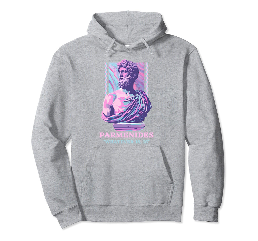 Parmenides Stoic Philosophy Y2K Aesthetic Hoodie - Novelty Apparel Unisex - T-Shirt, Sweatshirt, Hoodie