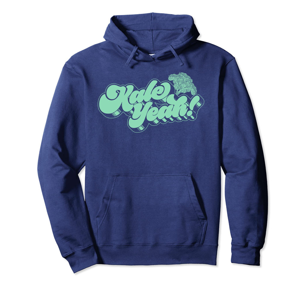 Kale Ja Funny 70S Script Typography Hoodie - Fun Novelty Design for Adults - T-Shirt, Sweatshirt, Hoodie