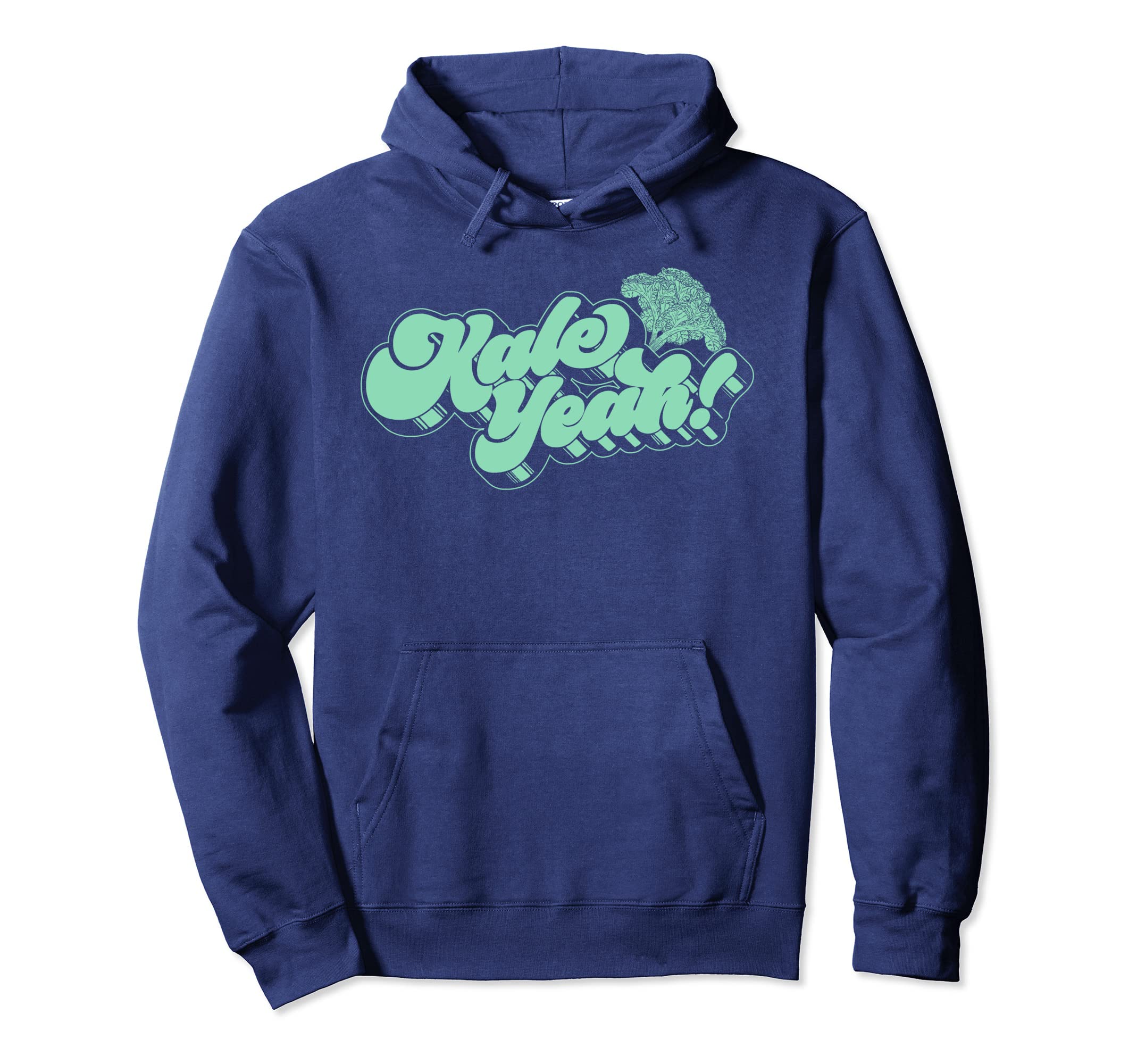 Kale Ja Funny 70S Script Typography Hoodie - Fun Novelty Design for Adults - T-Shirt, Sweatshirt, Hoodie