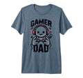 Gamer Dad Game Controller Gaming T-Shirt - Custom Art Print for Adults - T-Shirt, Sweatshirt, Hoodie