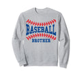 Baseball Brother Laces Little Sweatshirt - Novelty Apparel for Adults - T-Shirt, Sweatshirt, Hoodie