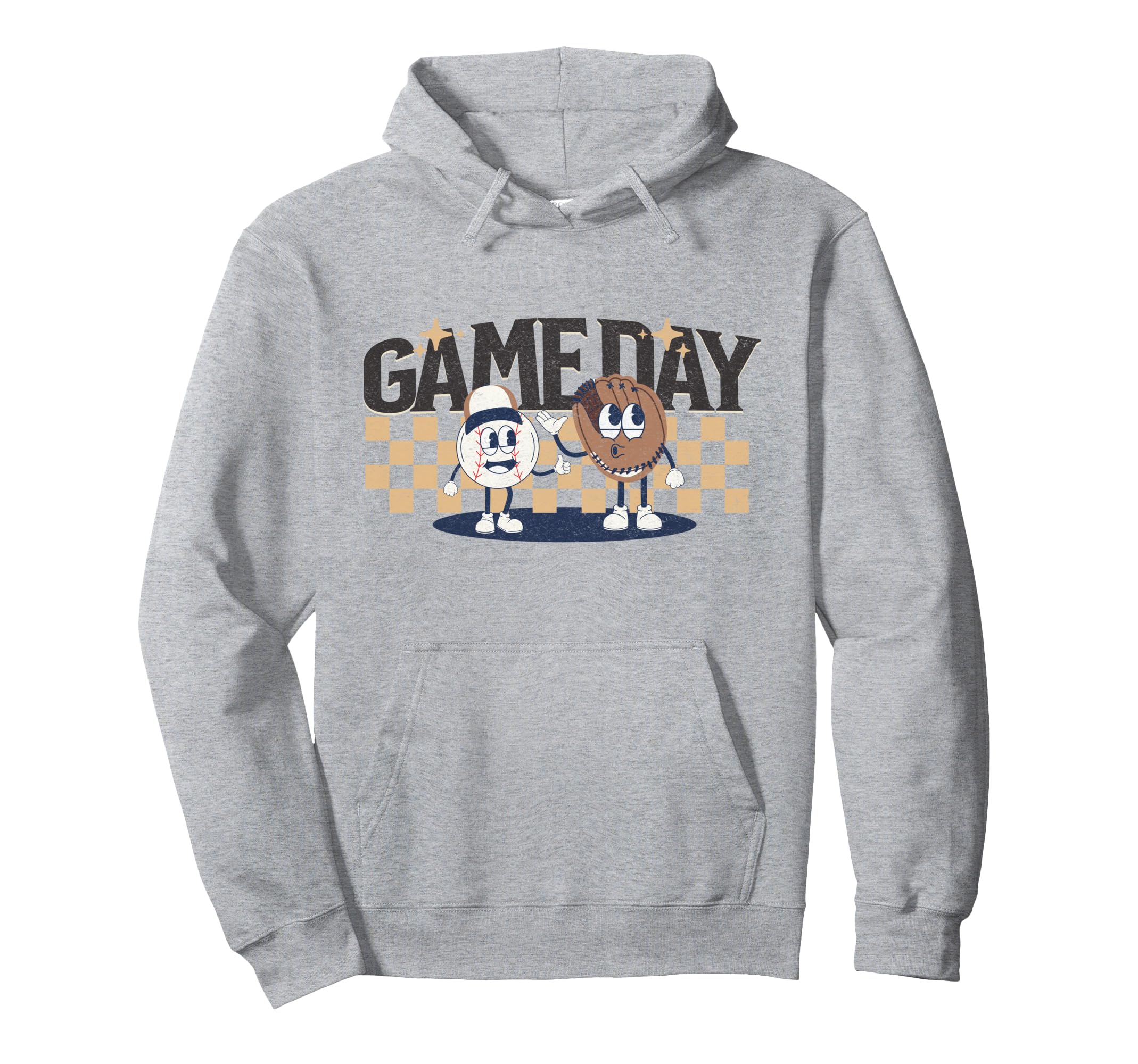 Baseball Game Day Baseball Mom Hoodie - Trendy Graphic for Adults - T-Shirt, Sweatshirt, Hoodie