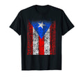 Flag Puerto Rico Distressed Gift T-Shirt - Custom Art Print for Adults - T-Shirt, Sweatshirt, Hoodie