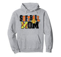 Softball Mom Orange Softball Season Hoodie - Streetwear Style Men Women - T-Shirt, Sweatshirt, Hoodie