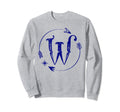 Initial W Monogram Boho Name Letter W Sweatshirt - Aesthetic Graphic Unisex - T-Shirt, Sweatshirt, Hoodie
