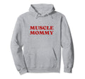 Muscle Mommy Y2K Aesthetic Hoodie - Graphic Print Men Women - T-Shirt, Sweatshirt, Hoodie