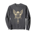 Skull Cross Y2K Goth Alt Grunge Sweatshirt - Custom Art Print Men Women - T-Shirt, Sweatshirt, Hoodie