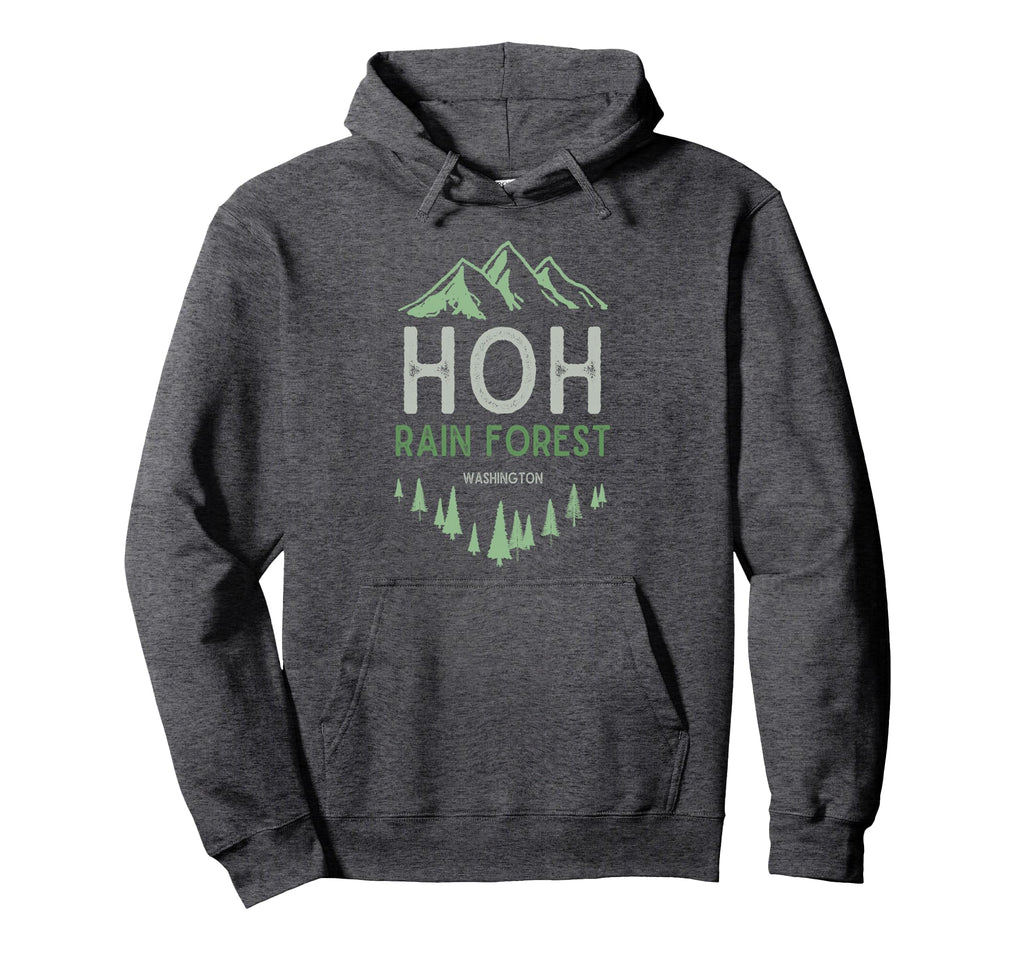 Hoh Rain Forest Washington Olympic Hoodie - Graphic Print for Adults - T-Shirt, Sweatshirt, Hoodie
