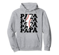 Lightning Groovy Proud Dad Baseball Hoodie - Trendy Graphic for Adults - T-Shirt, Sweatshirt, Hoodie