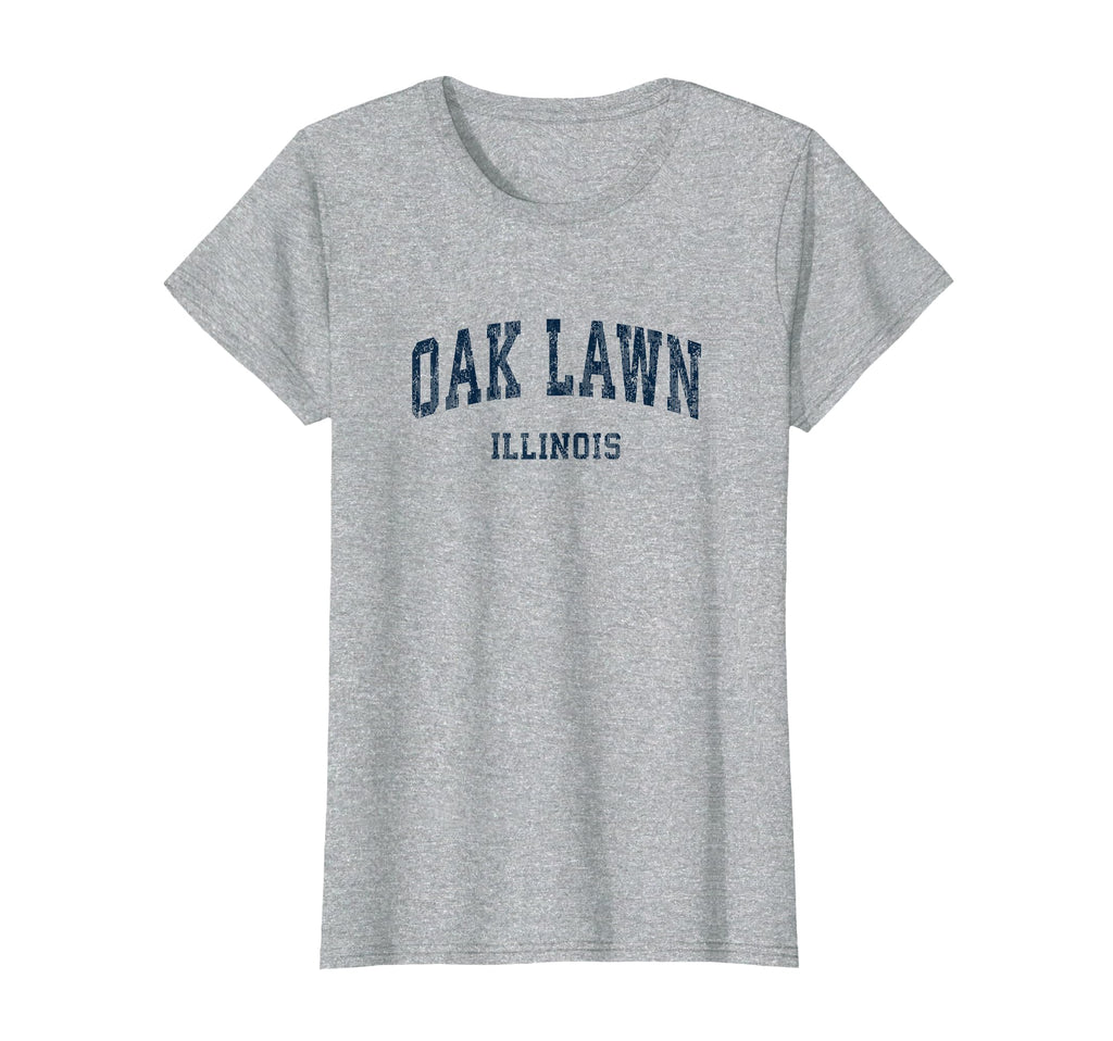 Oak Lawn Illinois Il Varsity T-Shirt - Casual Everyday Wear Men Women - T-Shirt, Sweatshirt, Hoodie