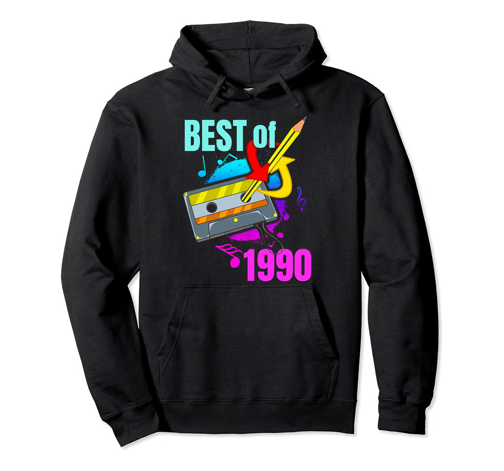 Best 1990 90S Cassette Tape Birthday Hoodie - Custom Art Print for Adults - T-Shirt, Sweatshirt, Hoodie