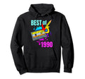 Best 1990 90S Cassette Tape Birthday Hoodie - Custom Art Print for Adults - T-Shirt, Sweatshirt, Hoodie