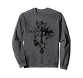 Gothic Cross Moth Y2K Mall Trad Sweatshirt - Streetwear Style for Adults - T-Shirt, Sweatshirt, Hoodie