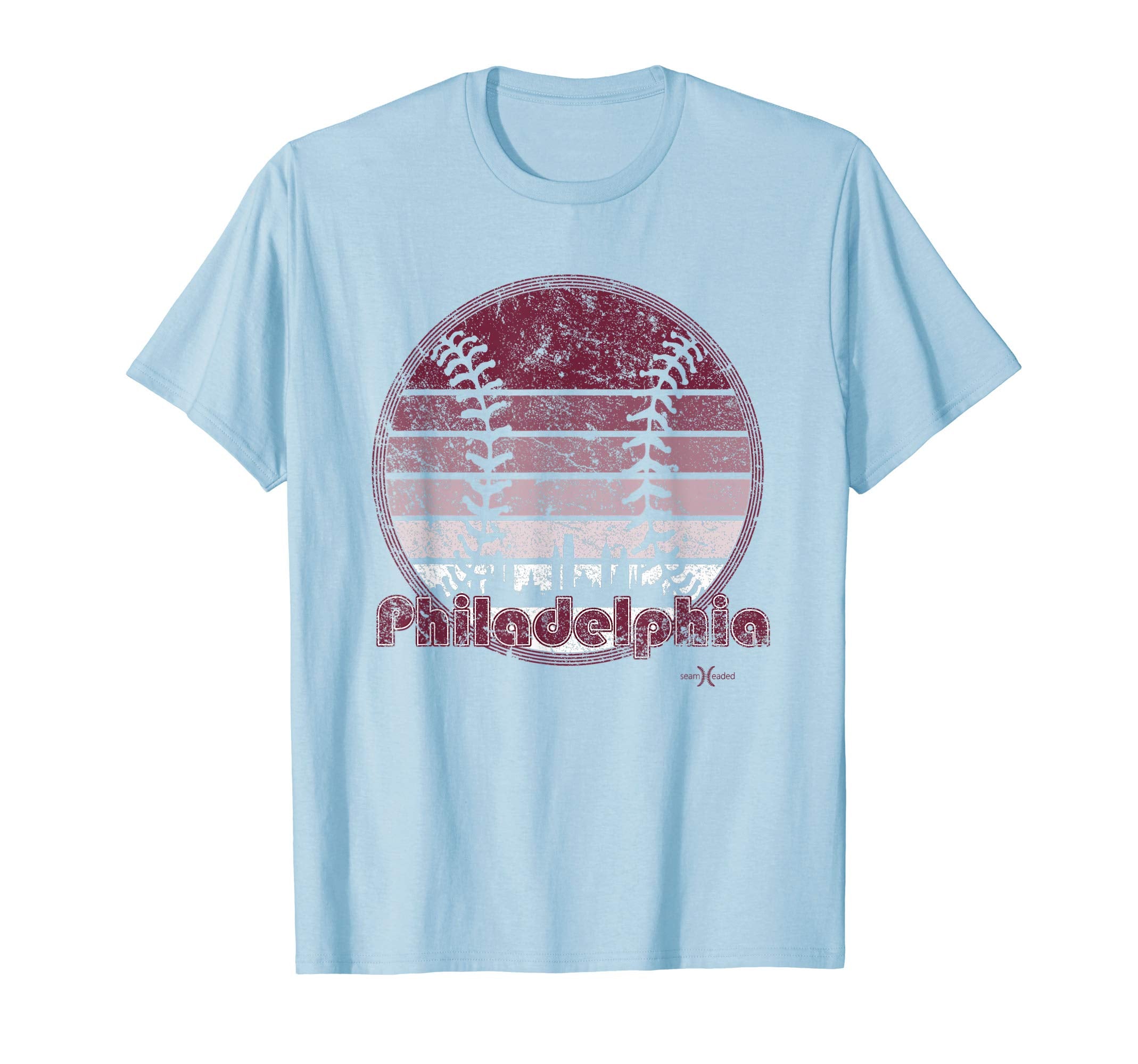 Philadelphia Baseball Sunset City T-Shirt - Streetwear Style for Adults - T-Shirt, Sweatshirt, Hoodie