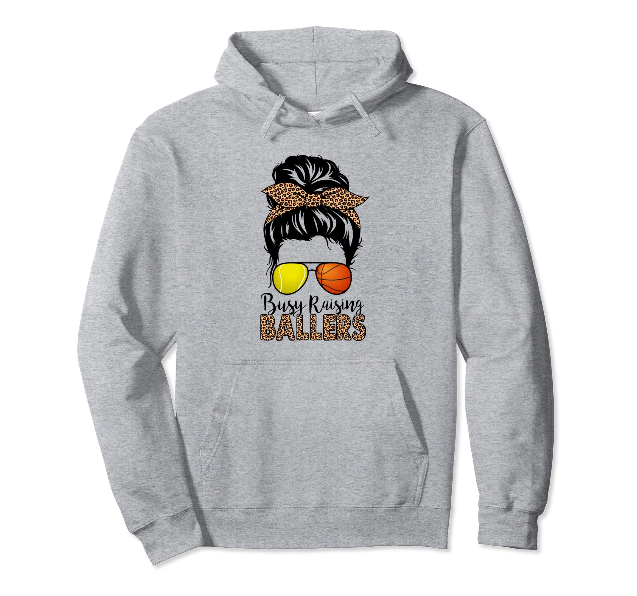 Busy Raising Ballers Tennis Football Hoodie - Custom Art Print Men Women - T-Shirt, Sweatshirt, Hoodie